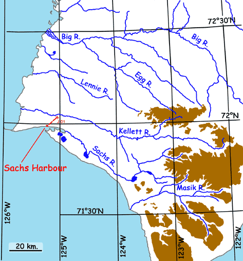 carte - sud de Banks